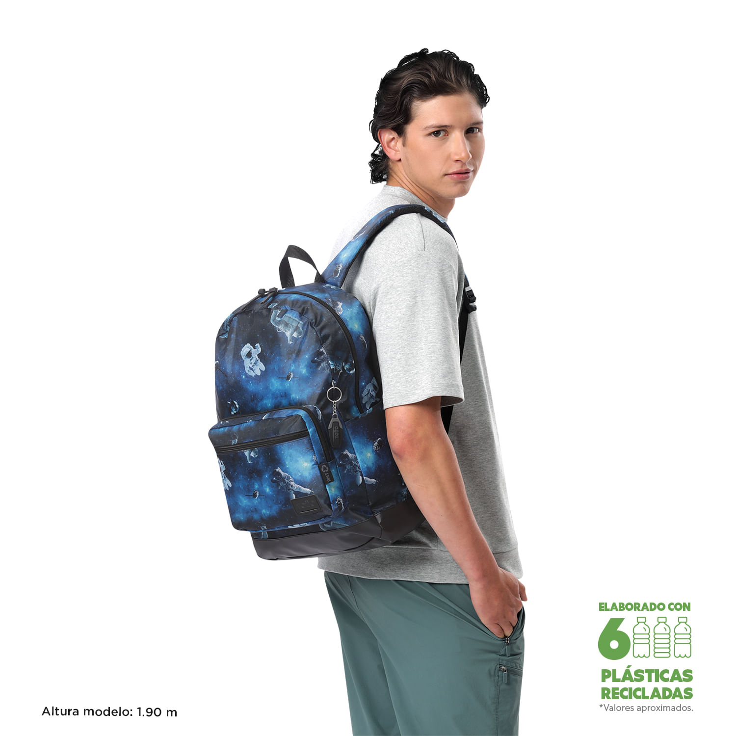 Foto 3 pulgar | Mochila Grande Porta Laptop 14 | 20 L Tocax