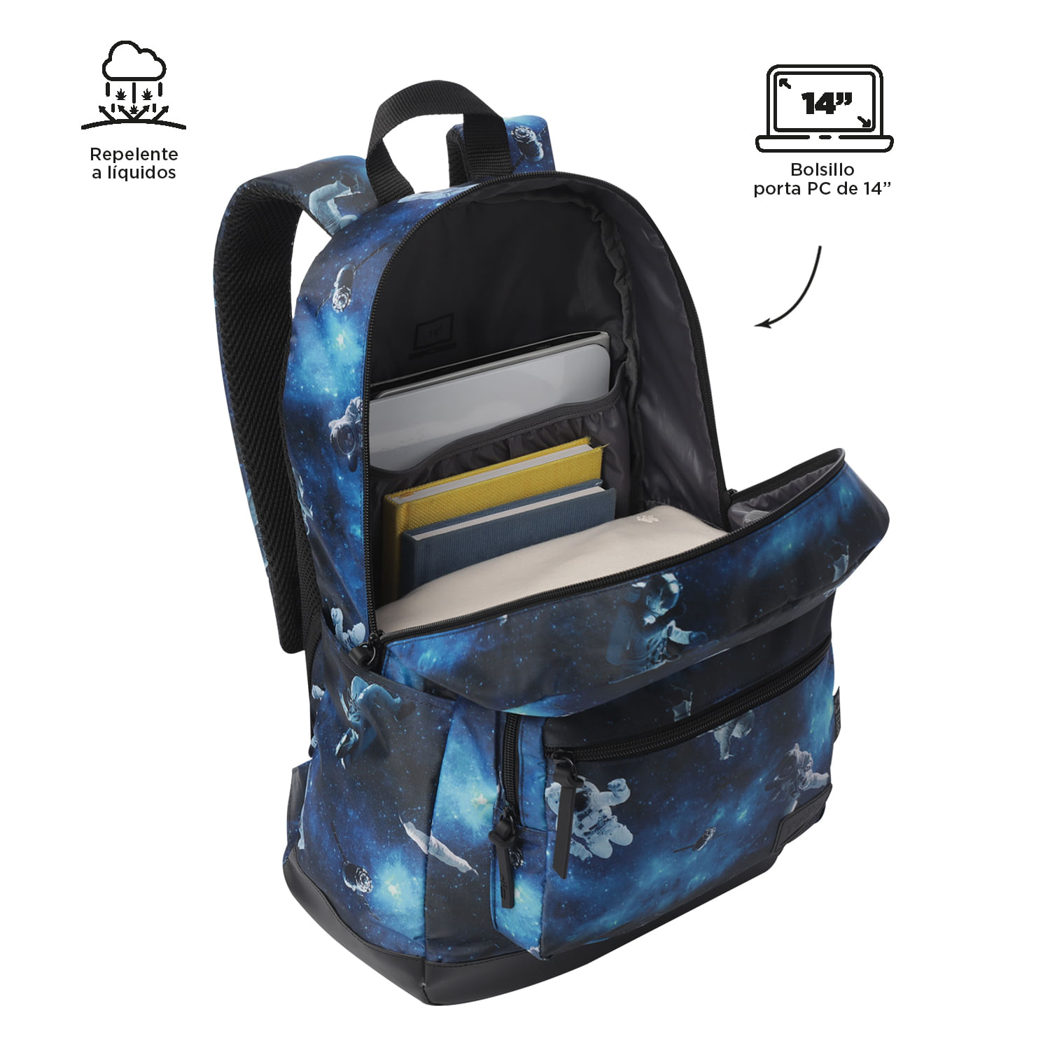 Foto 5 pulgar | Mochila Grande Porta Laptop 14 | 20 L Tocax