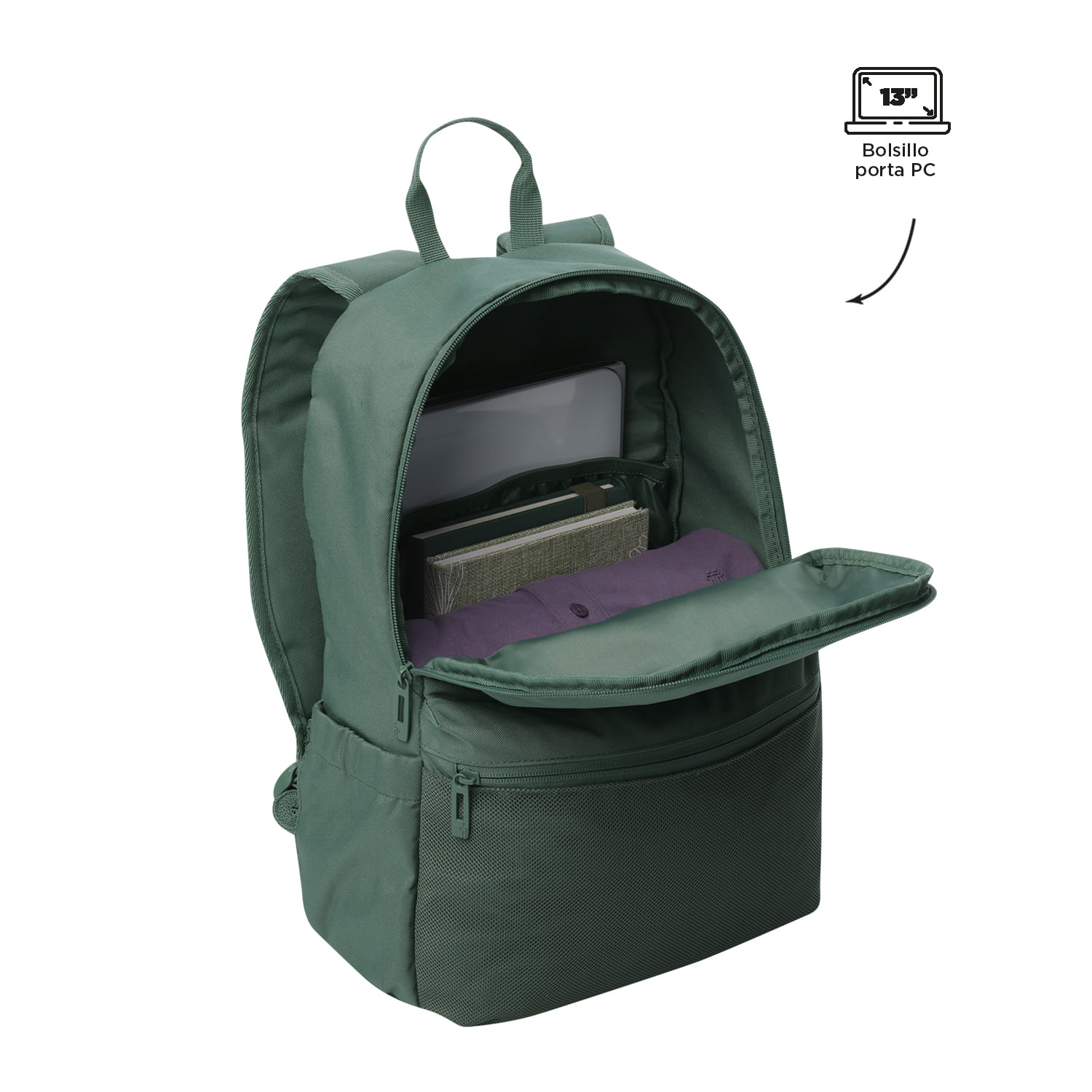 Foto 5 pulgar | Mochila Mediana Porta Laptop 13 | 13 L Dragonar 2.0