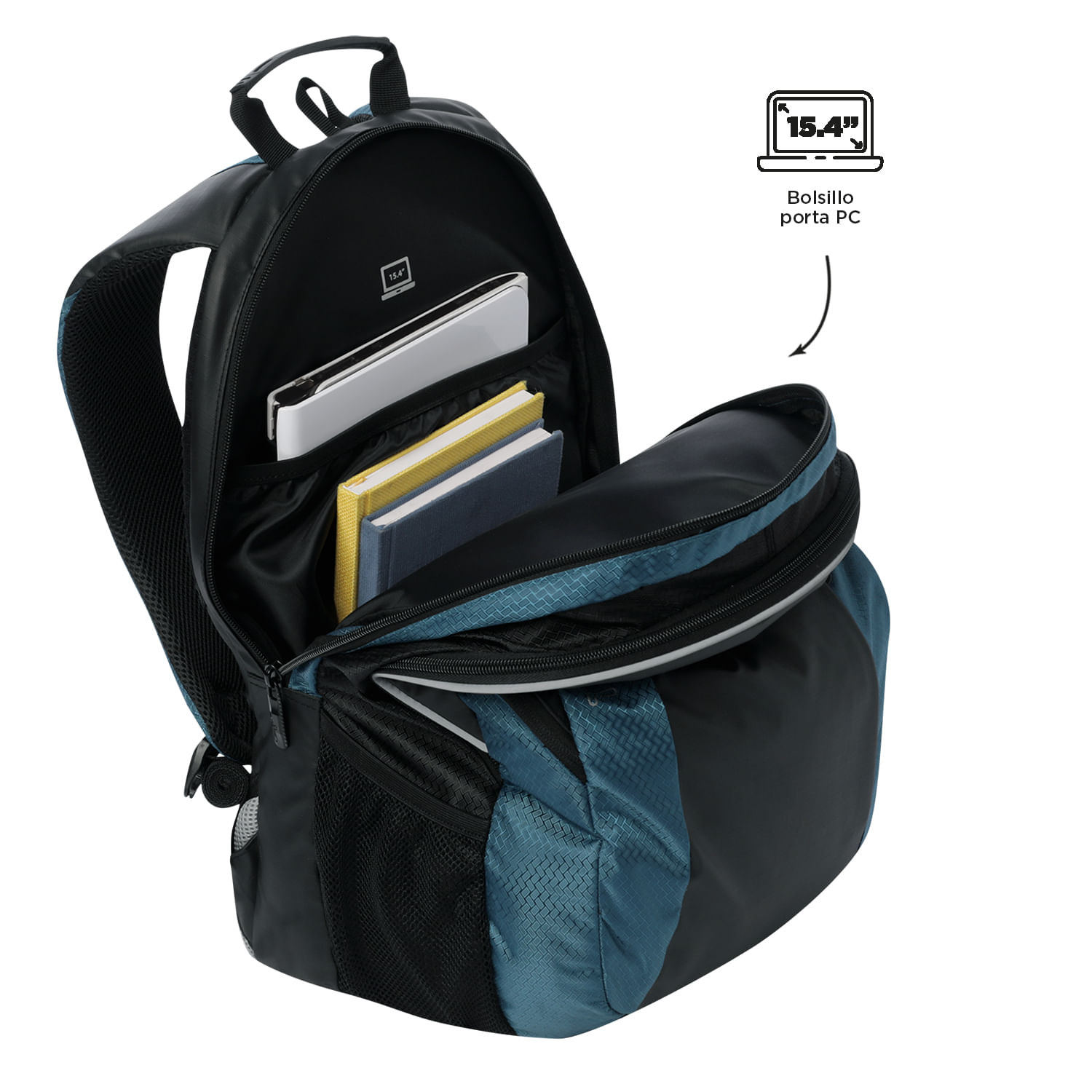 Foto 5 pulgar | Mochila Ergonómica Grande Porta Laptop 15.4 | 38 L Teck 2.0 L
