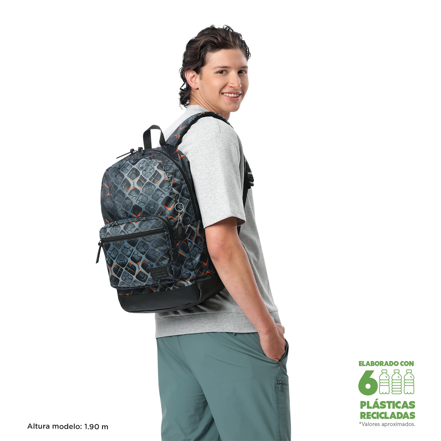 Foto 2 | Mochila Grande Porta Laptop 14 | 20 L Tocax