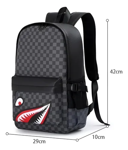 Foto 4 pulgar | Tiburón Xtellar Mochila Impermeable De Cuero Suave Para Hombre