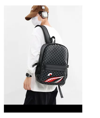 Foto 5 pulgar | Tiburón Xtellar Mochila Impermeable De Cuero Suave Para Hombre