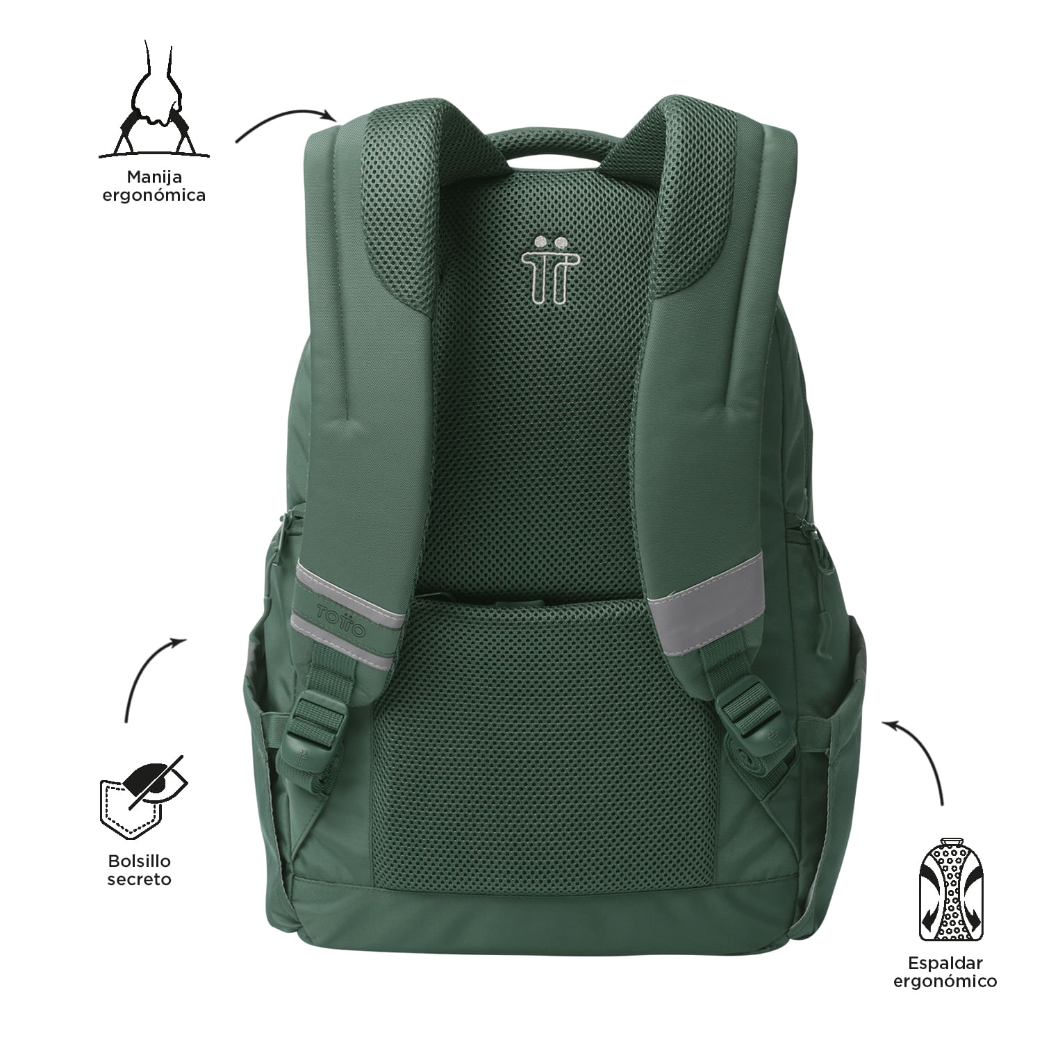 Foto 5 pulgar | Mochila Ergonómica Grande Porta Laptop 13 | 26 L Eufrates