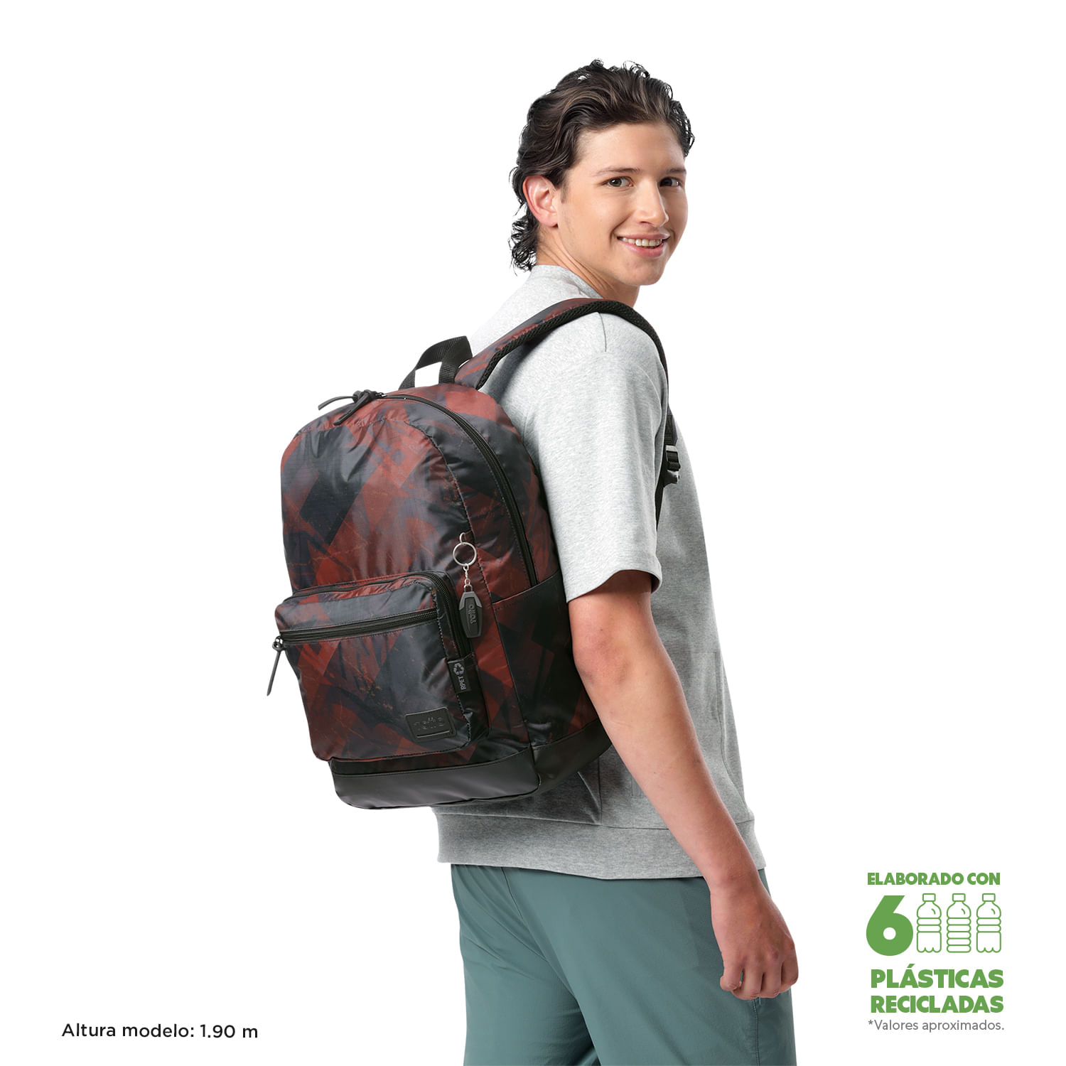 Foto 3 pulgar | Mochila Grande Porta Laptop 14 | 20 L Tocax