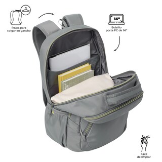 Foto 4 | Mochila Ergonómica Grande Porta Laptop 14 | 23 L Tracer 4