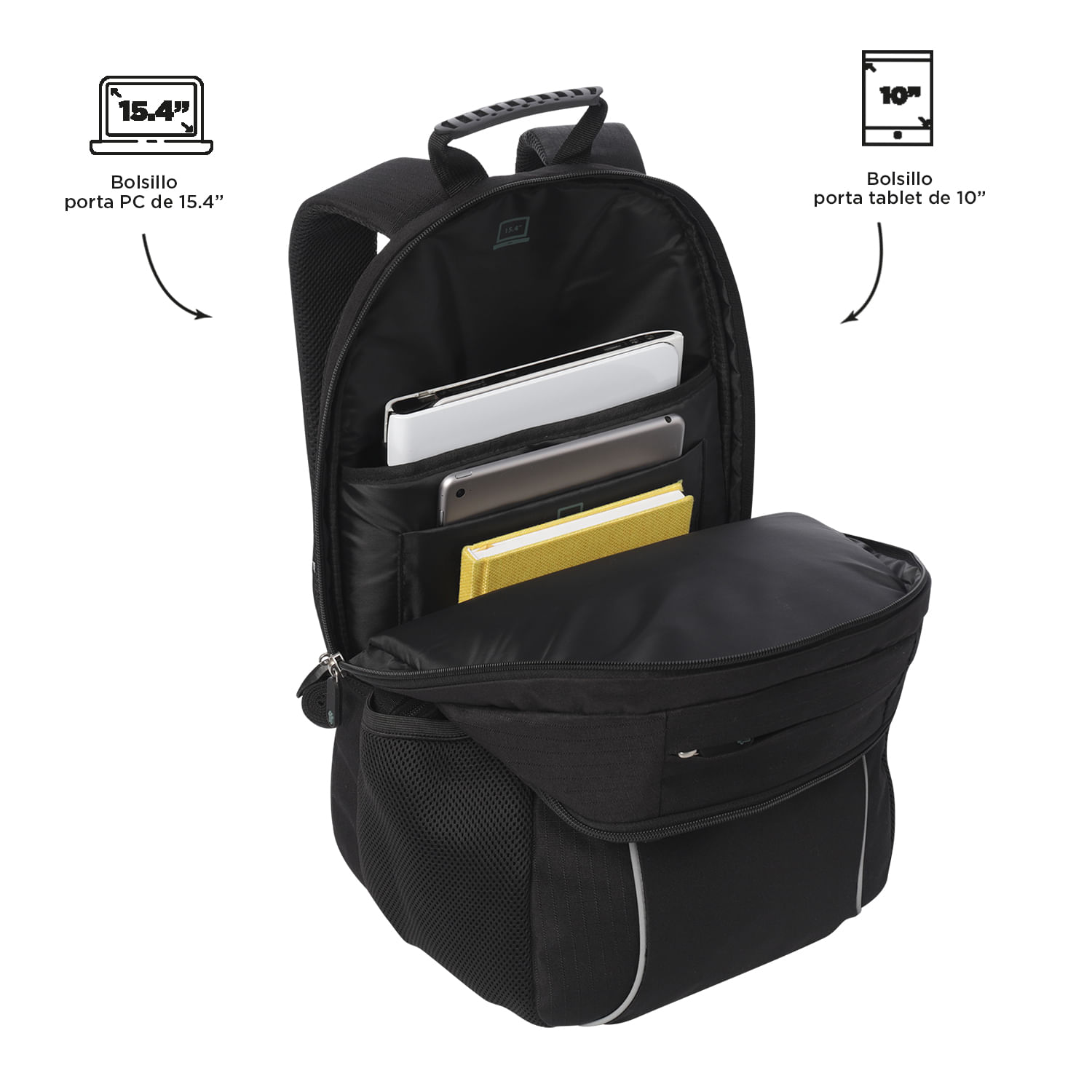Foto 5 pulgar | Mochila Ergonómica Grande Porta Laptop 15.4 | 32 L Cambri 2.0