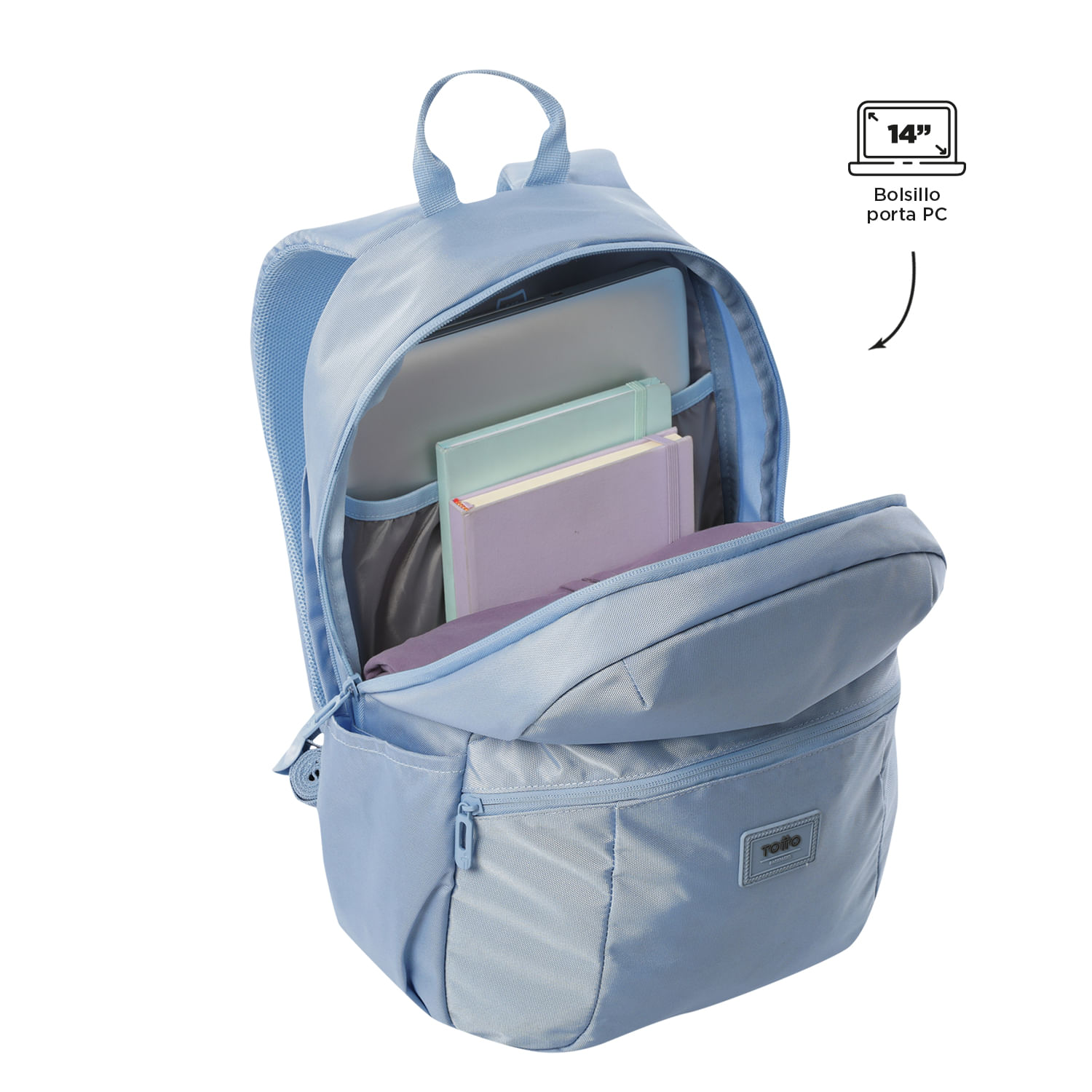 Foto 5 pulgar | Mochila Mediana Porta Laptop 14 | 15 L Trik M