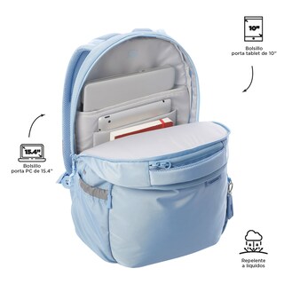 Foto 4 | Mochila Ergonómica Grande Porta Laptop 15.4 | 27 L Indo