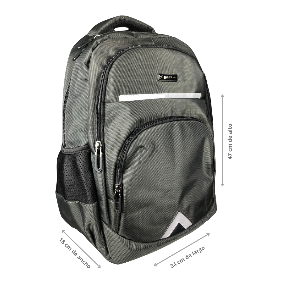Foto 4 pulgar | Mochila Golden Star Juvenil Casual Urbana Df-9029 Gris