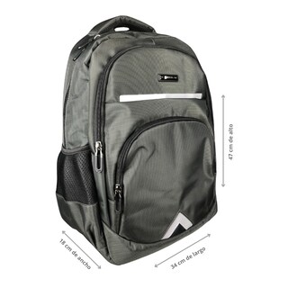 Foto 3 | Mochila Golden Star Juvenil Casual Urbana Df-9029 Gris