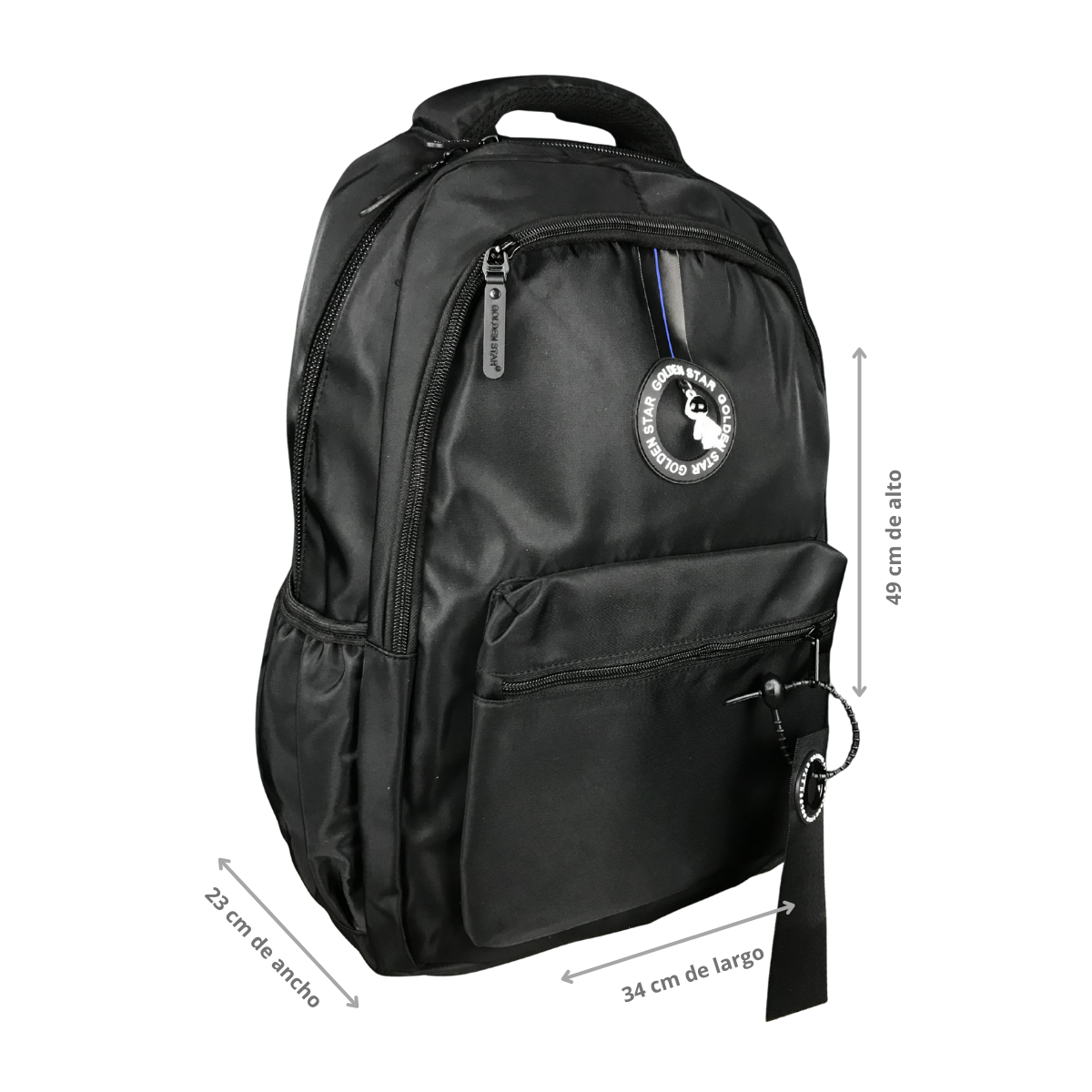 Foto 4 pulgar | Mochila Golden Star Astronauta Escolar Gf-1581 Negro