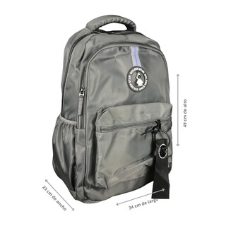 Foto 3 | Mochila Golden Star Astronauta Escolar Gf-1581 Gris