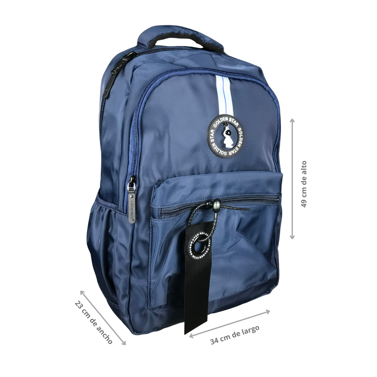 Foto 4 pulgar | Mochila Golden Star Astronauta Escolar Gf-1581 Azul