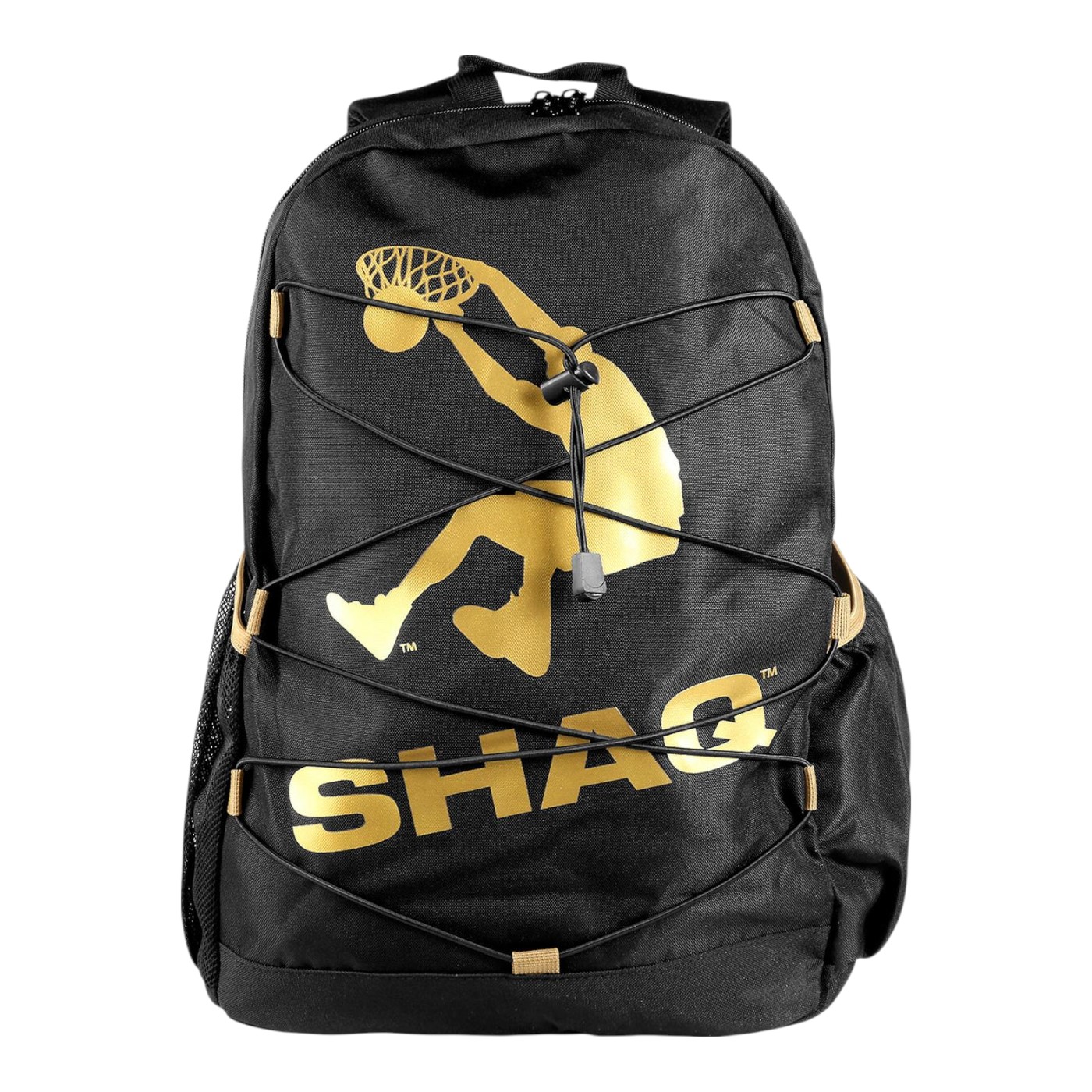 Mochila Shaq  Para Unisex Color Negro Modelo Shaqbp003