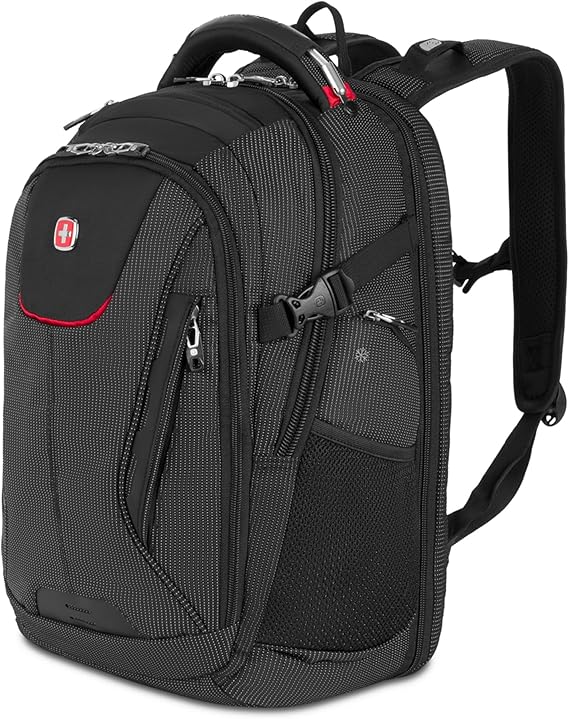 Mochila Portátil Swissgear Usb Scansmart Resistente Abrasión Y Fácil De Transportar