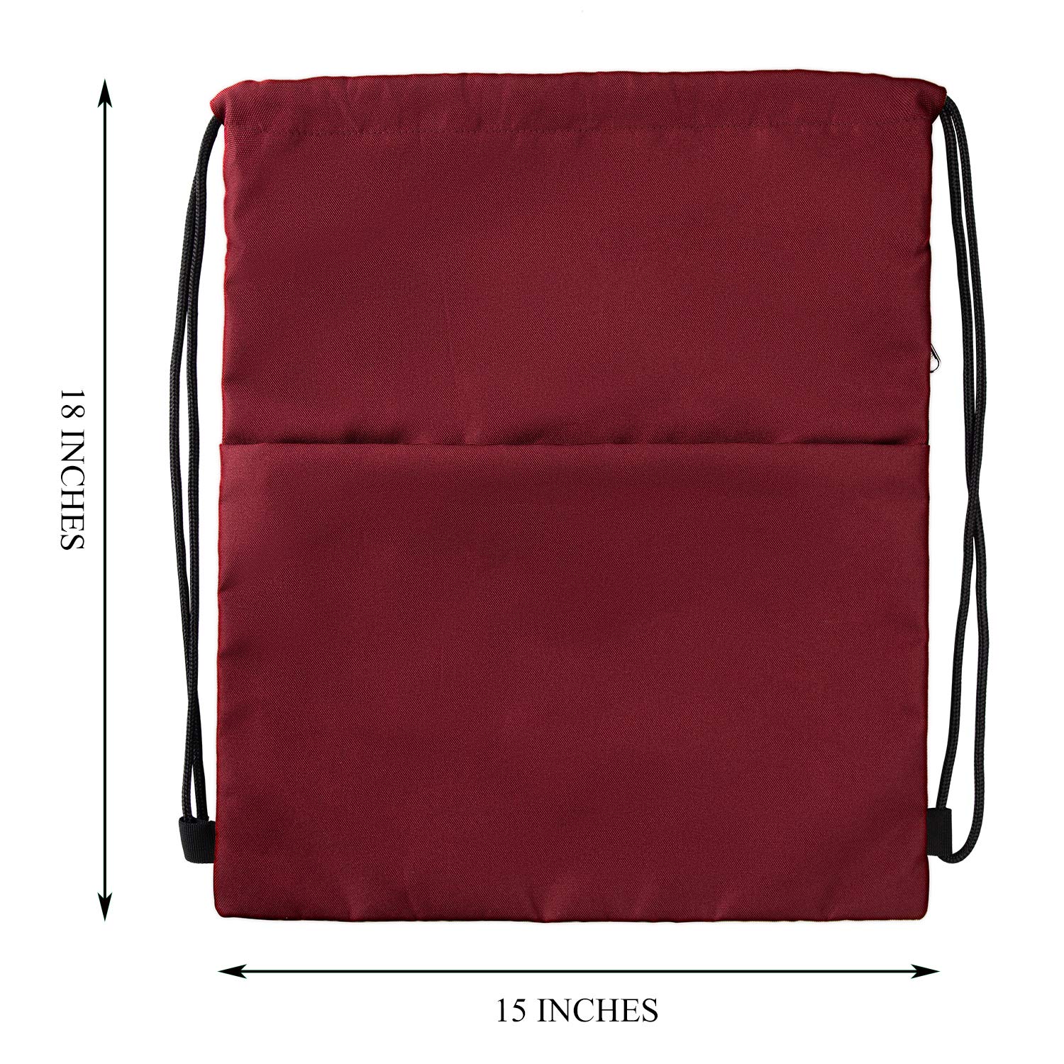 Foto 3 pulgar | Mochila Con Cordón Vorspack  Resistente Al Agua  18 Litros  Color Granate - Venta Internacional.