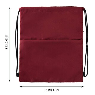 Foto 2 | Mochila Con Cordón Vorspack Resistente Al Agua 18 Litros Color Granate - Venta Internacional.