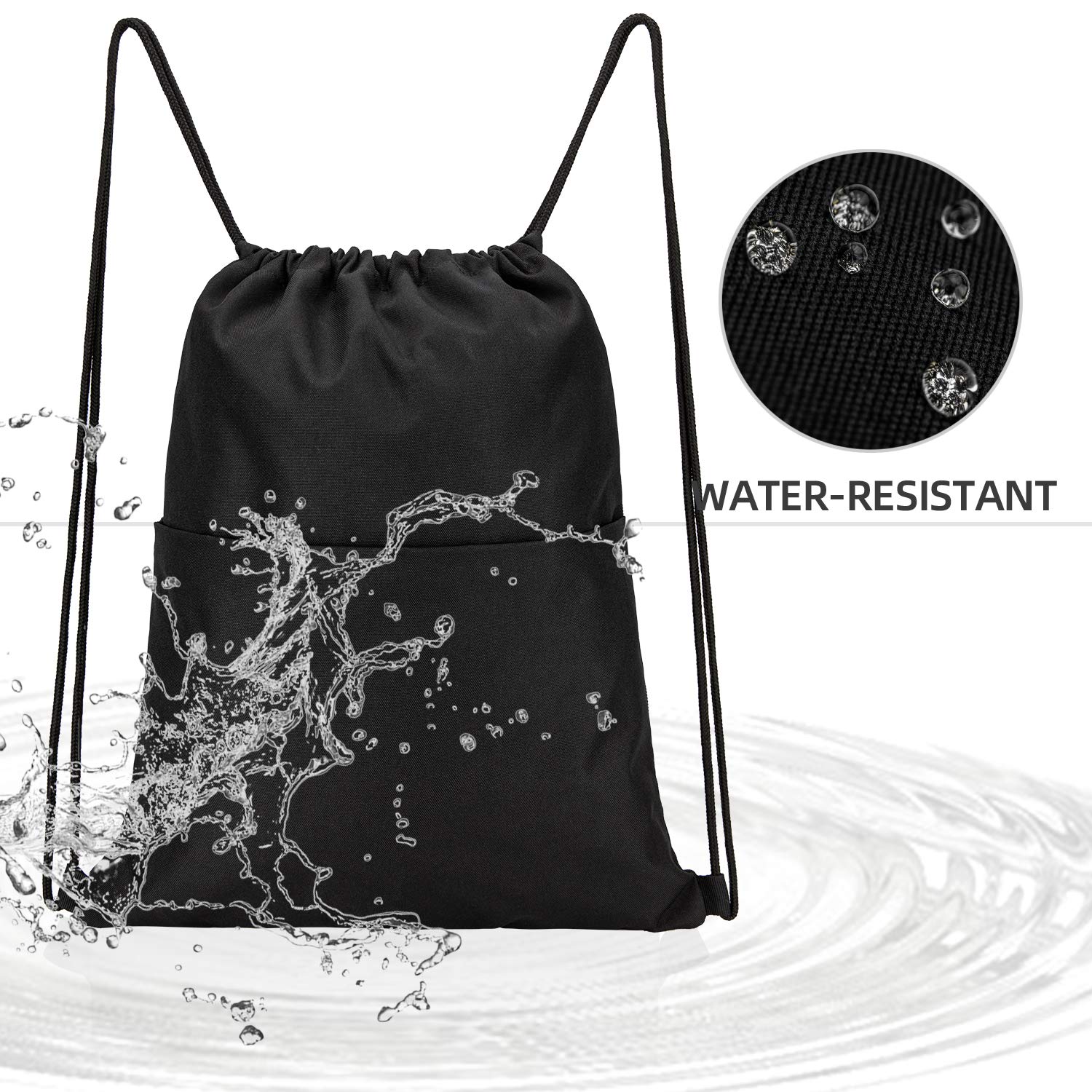 Foto 7 pulgar | Mochila Con Cordón Vorspack  Resistente Al Agua  18 Litros  Color Granate - Venta Internacional.