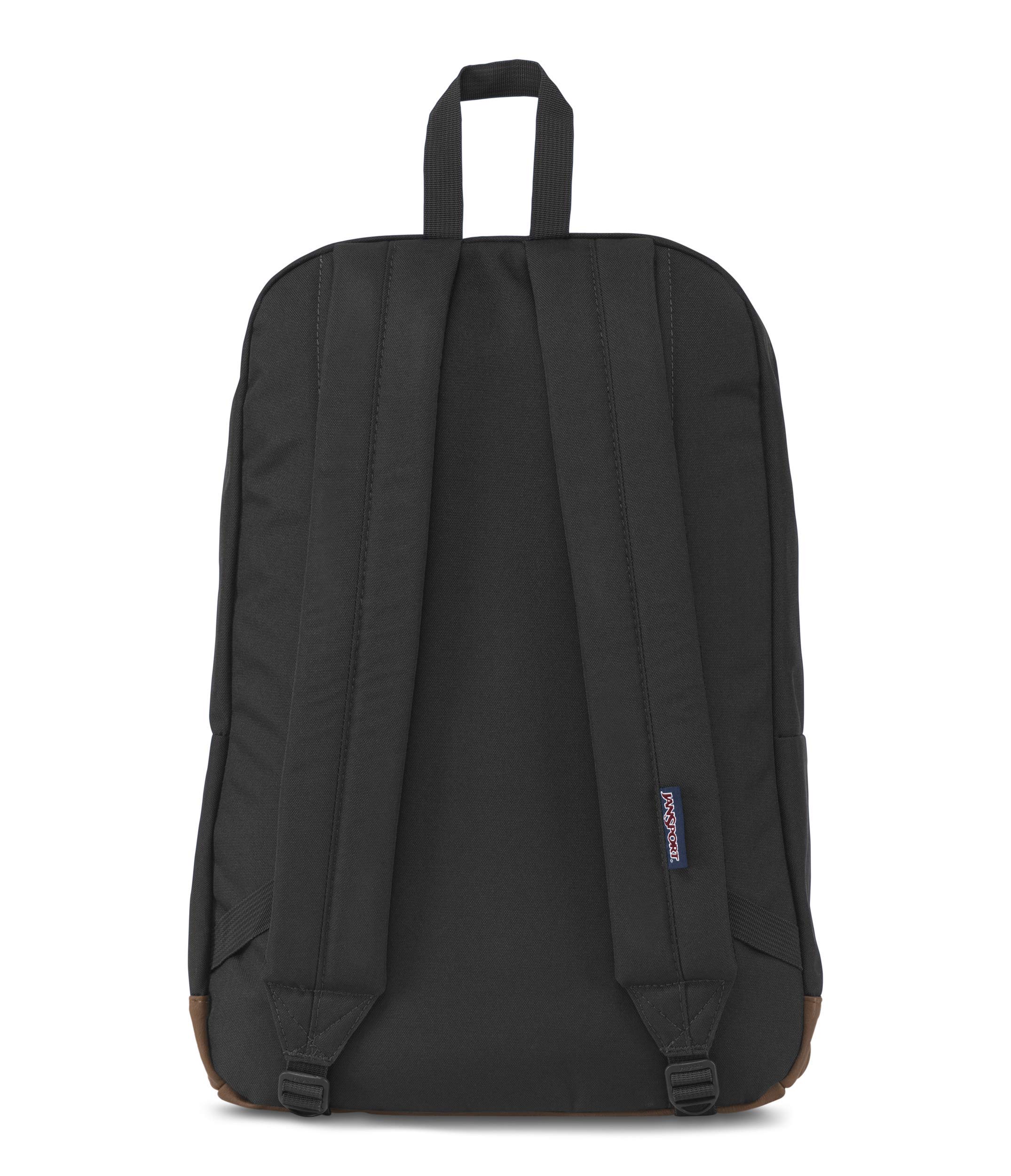 Foto 3 pulgar | Mochila Jansport Cortlandt De Cuero Sintético Negro 15'' - Venta Internacional.