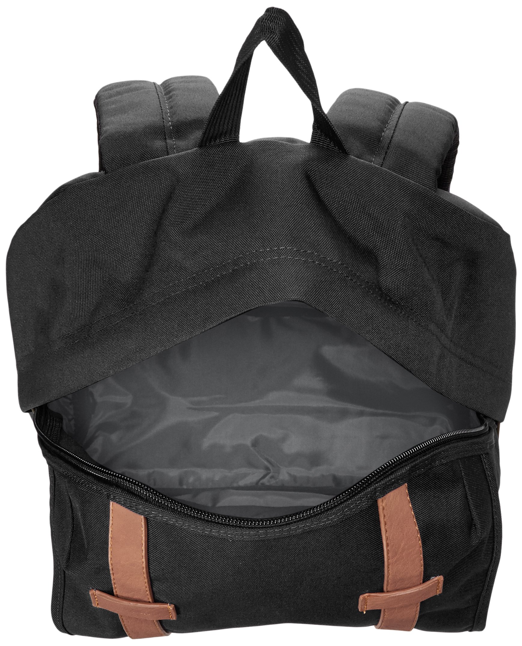 Foto 6 pulgar | Mochila Jansport Cortlandt De Cuero Sintético Negro 15'' - Venta Internacional.