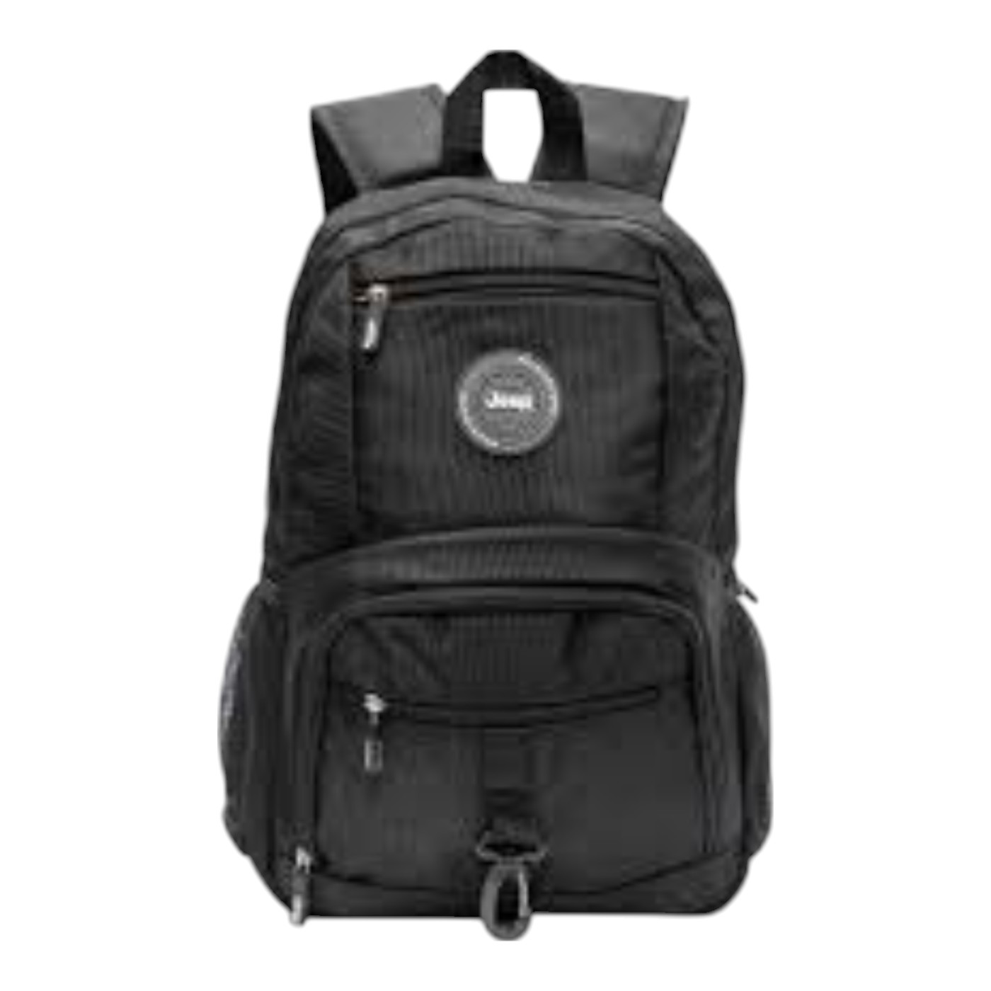 Mochila Jeep   Unisex Color Negro Modelo Jpss25bp202