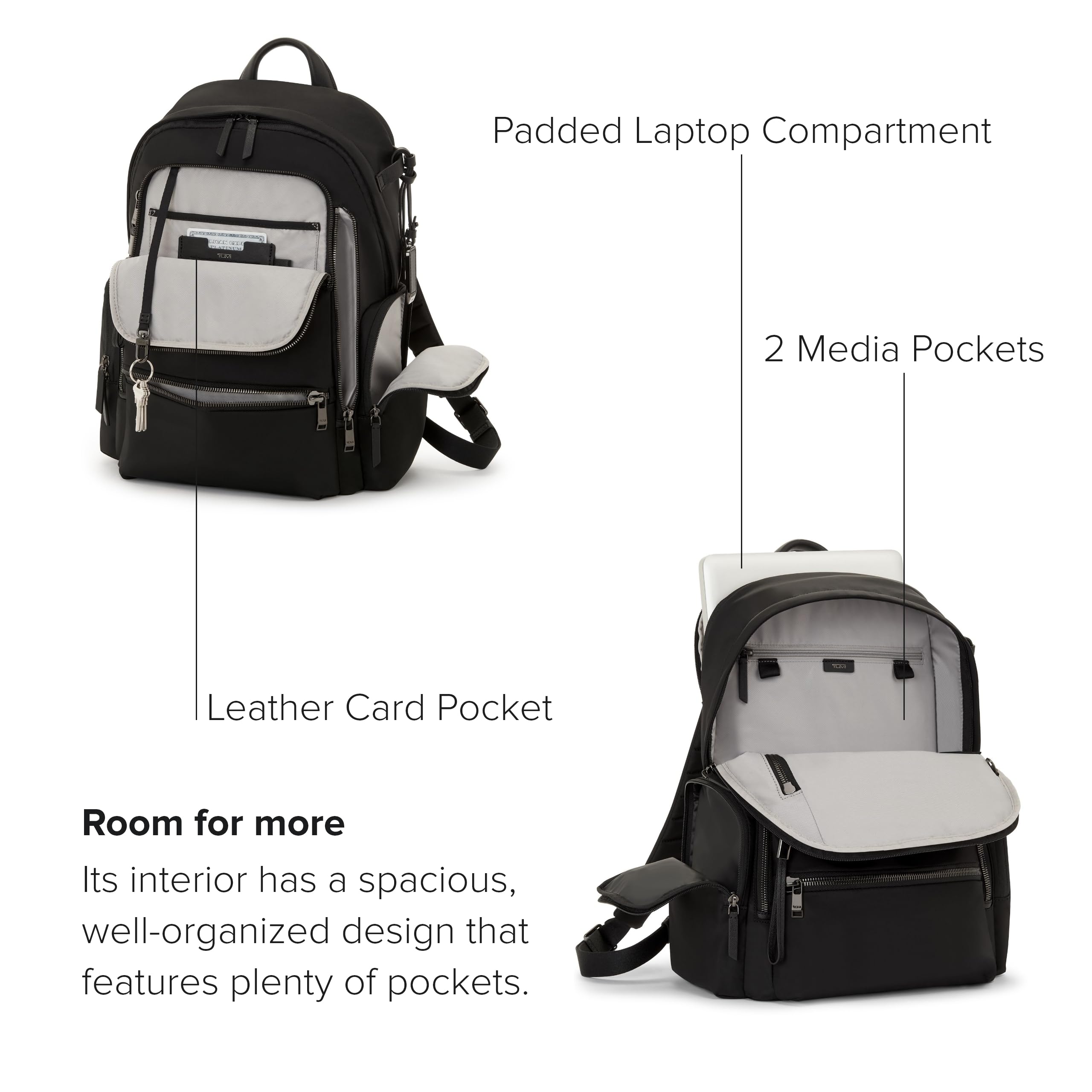 Foto 4 pulgar | Mochila Tumi Voyageur Celina Para Hombre Y Mujer Negra - Venta Internacional.