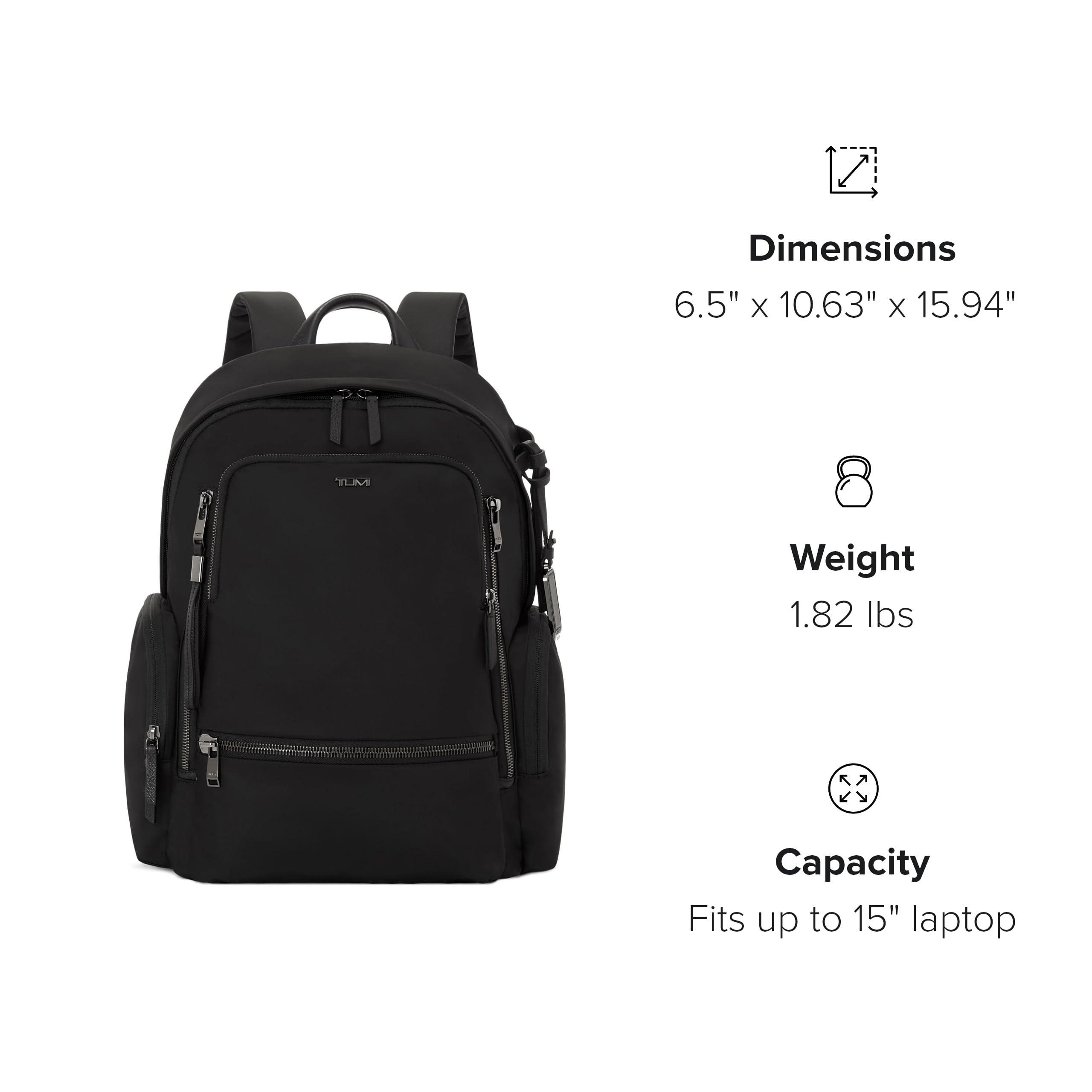 Foto 7 | Mochila Tumi Voyageur Celina Para Hombre Y Mujer Negra - Venta Internacional.