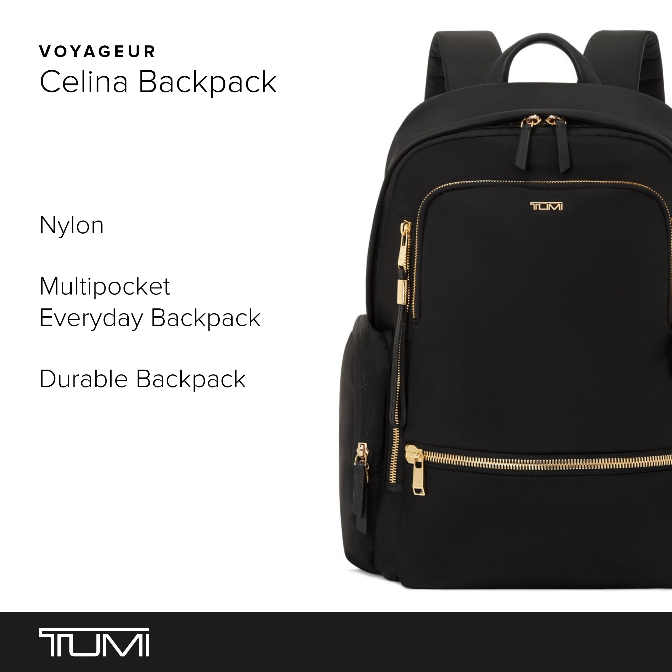 Foto 3 pulgar | Mochila Tumi Voyageur Celina Para Hombre Y Mujer Negra - Venta Internacional.