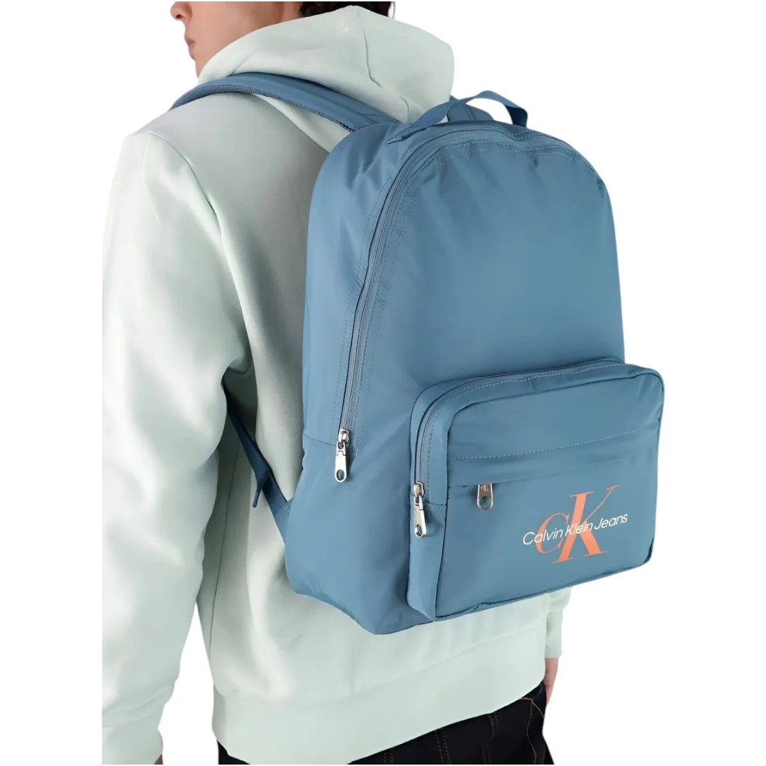 Foto 2 | Mochila/backpack Calvin Klein Jeans Azul Con Compartimiento Para Laptop Original