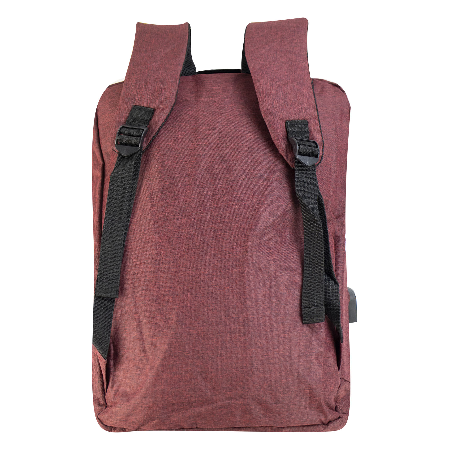 Foto 4 pulgar | Mochila Unisex Vino Poliester Liso Sintetico Hong Kong Nueva Imagen