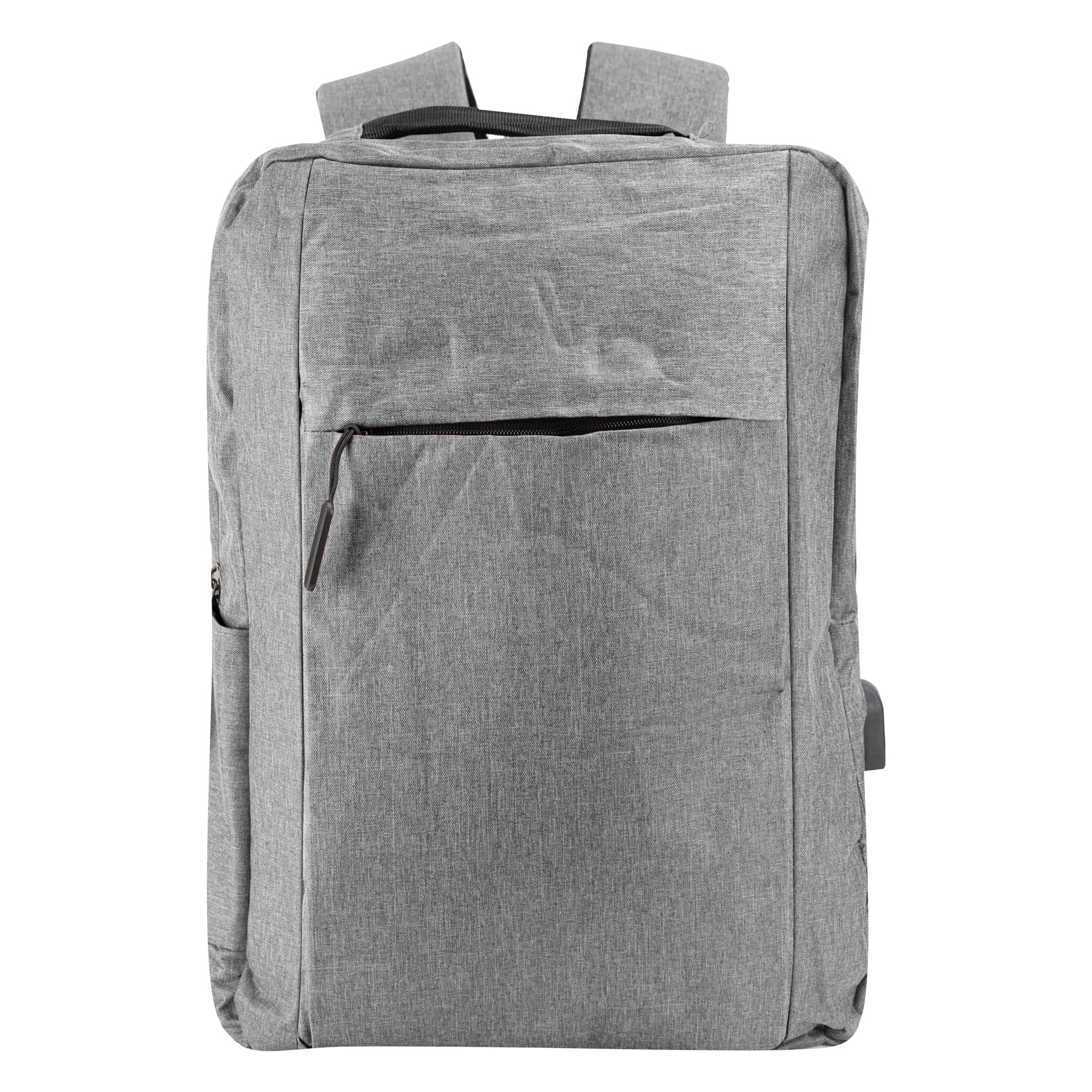 Foto 2 pulgar | Mochila Unisex Gris Poliester Liso Sintetico Hong Kong Nueva Imagen