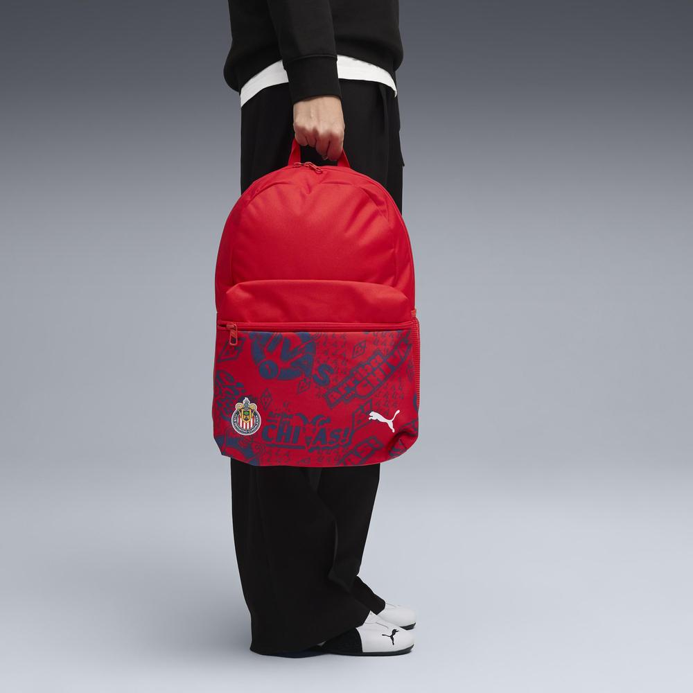 Foto 5 pulgar | Mochila Puma Chivas Culture Unisex Rojo