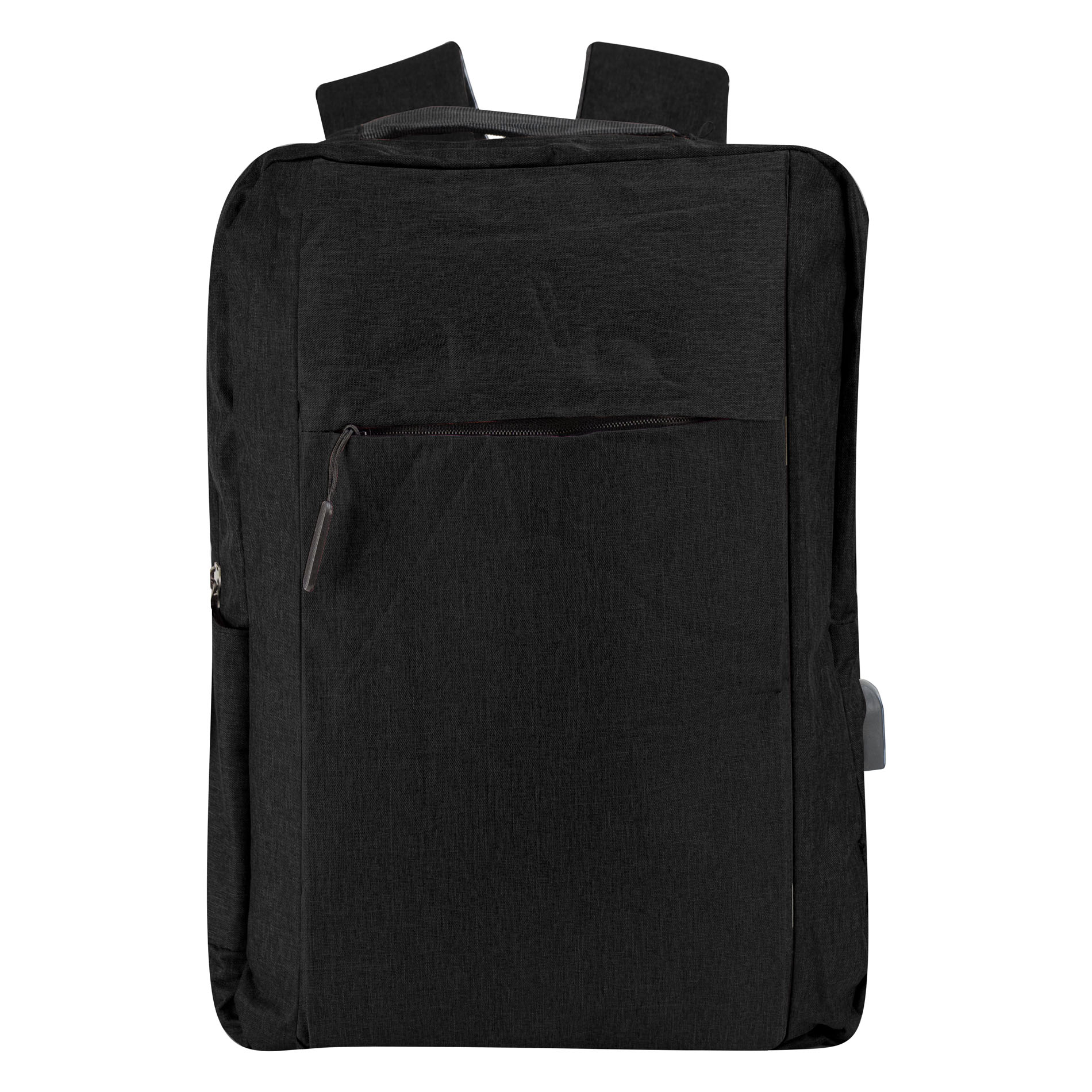 Foto 2 pulgar | Mochila Unisex Negro Poliester Liso Sintetico Hong Kong Nueva Imagen