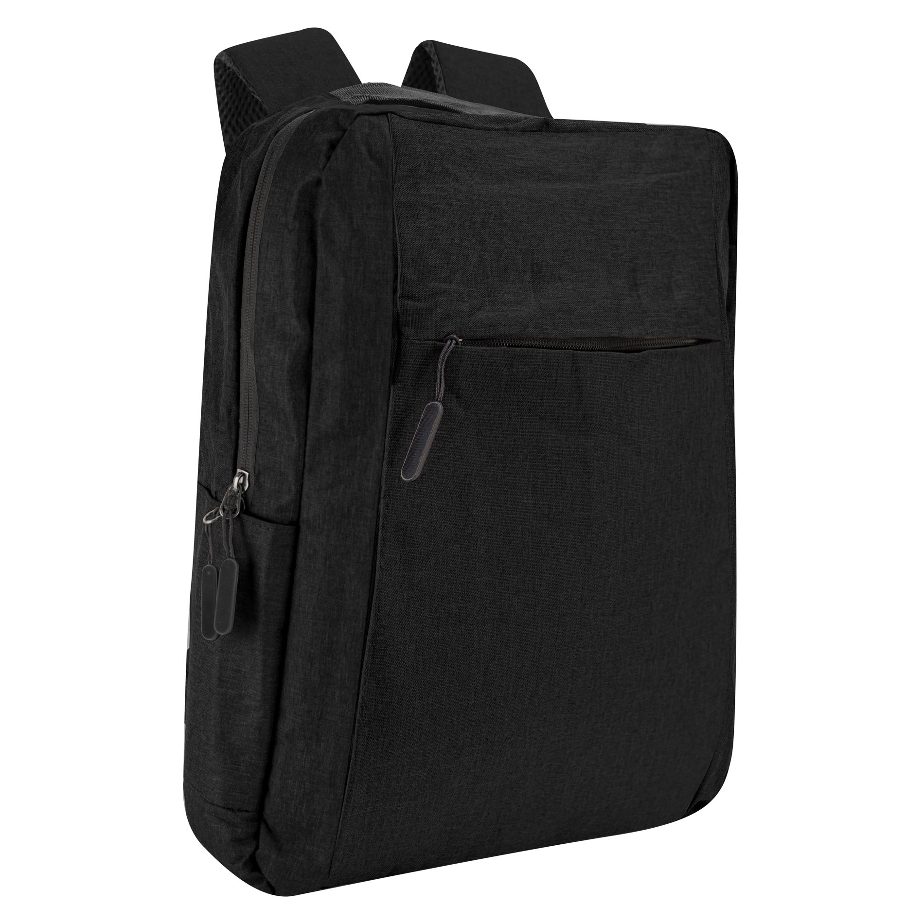 Foto 3 pulgar | Mochila Unisex Negro Poliester Liso Sintetico Hong Kong Nueva Imagen
