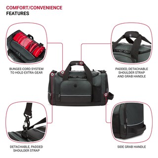 Foto 2 | Bolsa De Viaje Swissgear Apex Travel Gris Y Negra 50 Litros (20 Pulgadas) - Venta Internacional.