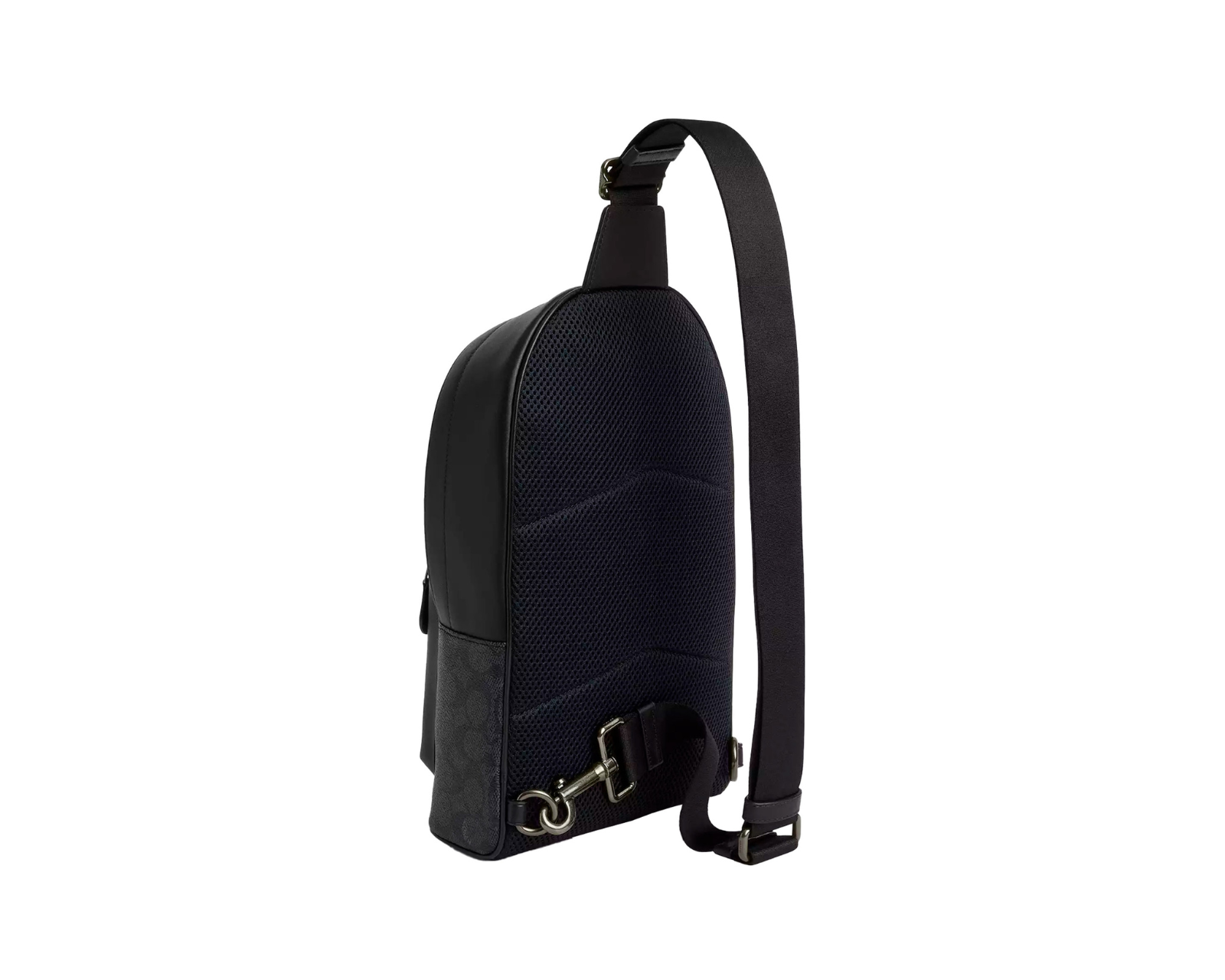 Foto 3 pulgar | Bandolera Coach West Pack Signature Canvas Cv924 Color Negro
