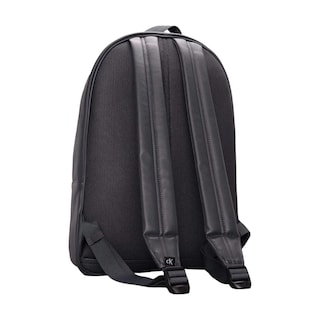 Foto 4 | Mochila Calvin Klein De Piel Jeans Monologo Color Gris Oscuro - Original