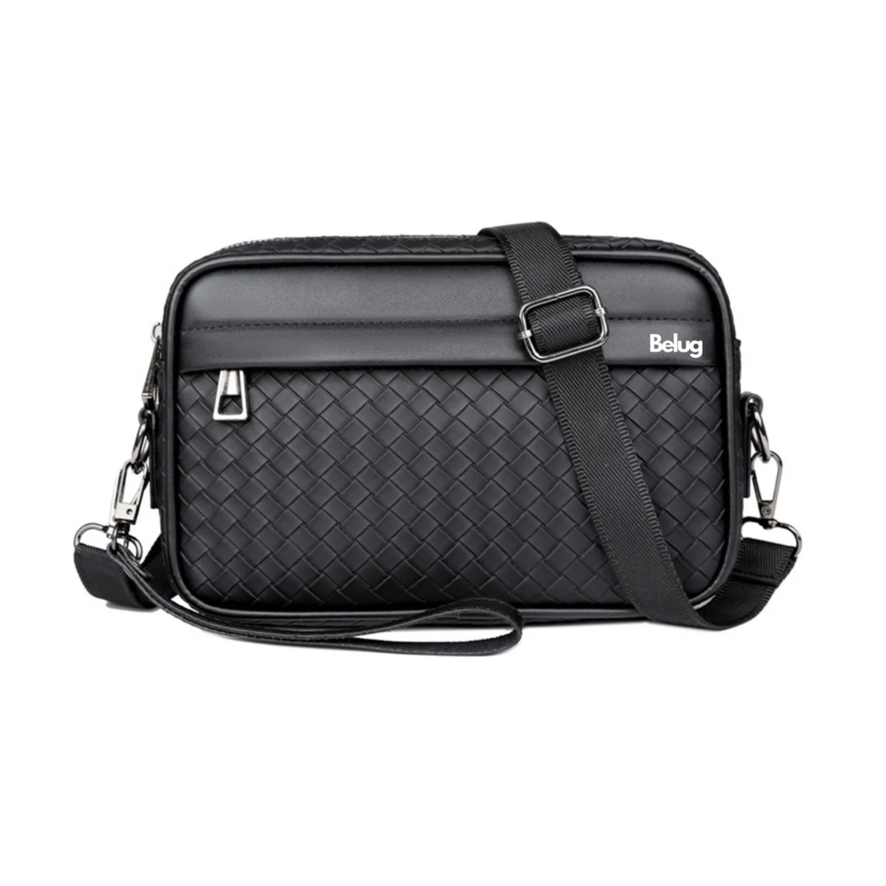 Foto 2 pulgar | Bandolera Hombres Crossbody Bolso Belug  Negro