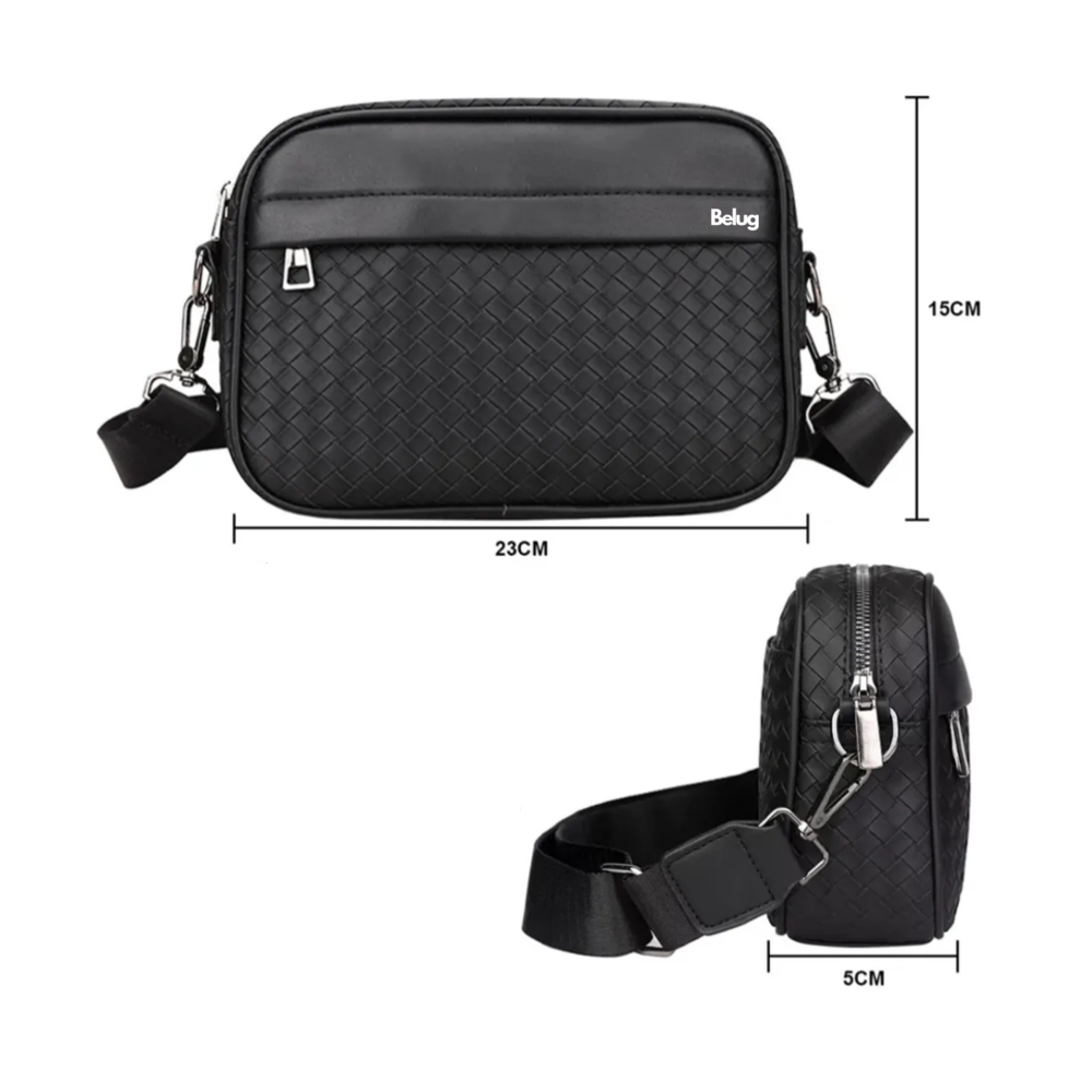 Foto 3 pulgar | Bandolera Hombres Crossbody Bolso Belug  Negro
