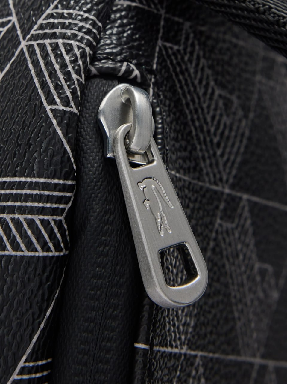 Foto 4 | Mochila Lacoste Backpack Casual Monograma Noir Color Negro Nh36 - Original