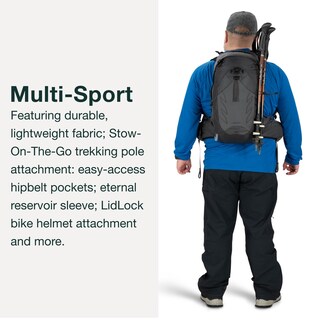 Foto 5 | Mochila De Senderismo Osprey Talon 22l Para Hombre Eclipse Grey - Venta Internacional.