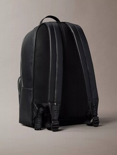 Foto 2 | Mochila Calvin Klein Backpack Piel Campus Color Negro Escolar Unisex 8757 - Original