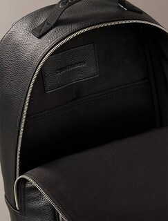 Foto 3 | Mochila Calvin Klein Backpack Piel Campus Color Negro Escolar Unisex 8757 - Original