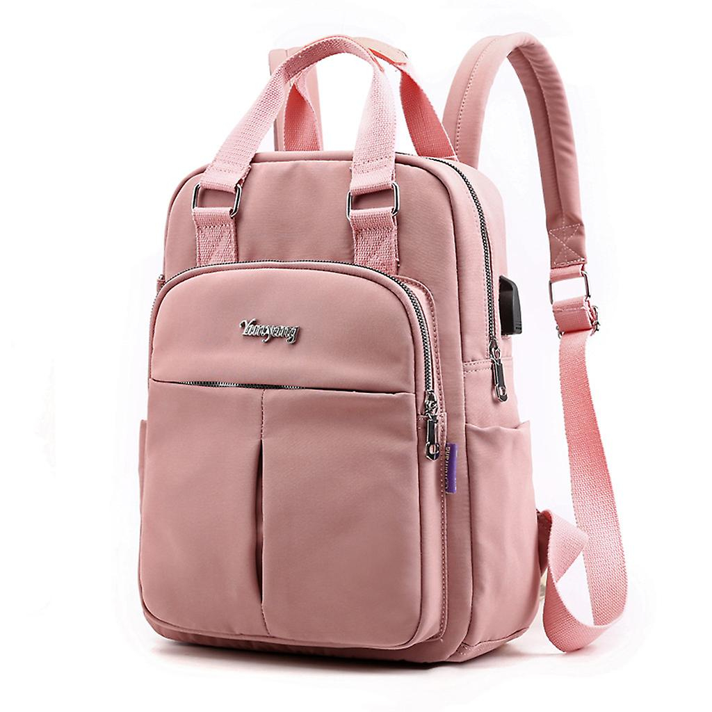 Foto 3 pulgar | Bolso De Hombro Huoguo Para Mujer De Nailon De Gran Capacidad Con Puerto Usb - Venta Internacional.