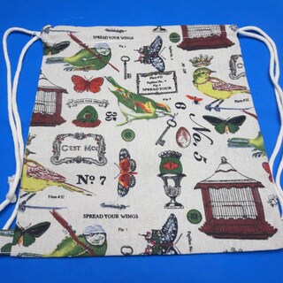 Foto 1 | Mochila Huoguo Con Estampado Retro Con Cordón Unisex 34 5 X 41 Cm - Venta Internacional.