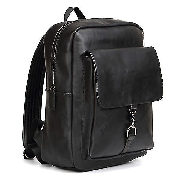 Foto 2 pulgar | Mochila De Ordenador Huoguo De Piel Sintética Retro Minimalista Para Hombre - Venta Internacional.