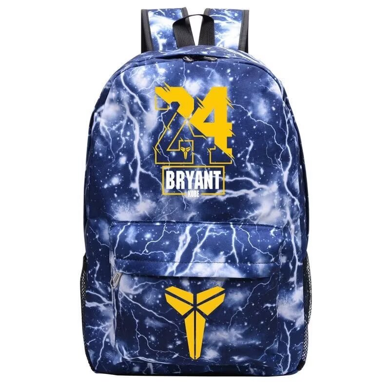 Foto 2 pulgar | Mochila Sanmu Estilo Casual Nba Kobe Black Mamba Pu Leather - Venta Internacional.