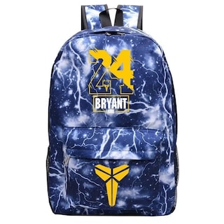 Foto 1 | Mochila Sanmu Estilo Casual Nba Kobe Black Mamba Pu Leather - Venta Internacional.