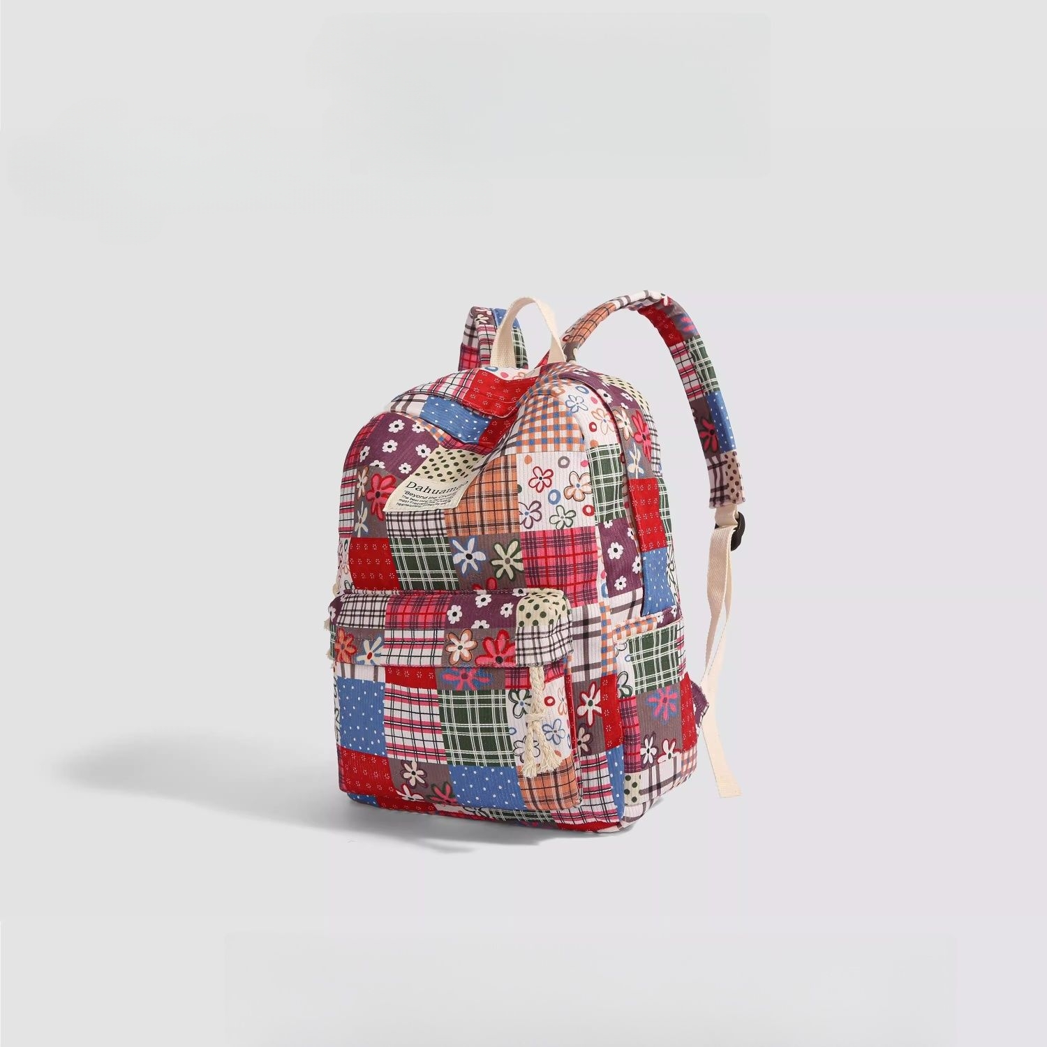 Foto 4 pulgar | Mochila Sanmu Ligera De Terciopelo De Estilo Étnico Retro - Venta Internacional.